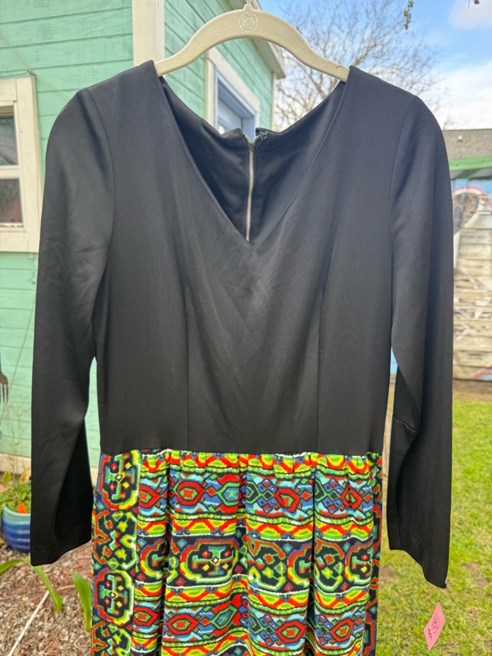 Handmade Vintage Maxi Dress - Picture 2 of 6